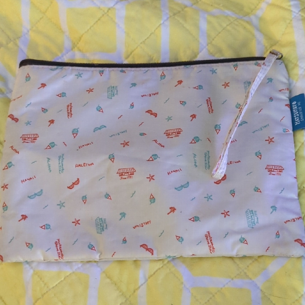 Matsimoto Shave ice Wet Bag Cosmetic Zipper Pouch Hawaii